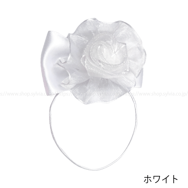 ヘアゴム 花飾り | バレエ用品やレオタードならシルビアのオンラインストア
