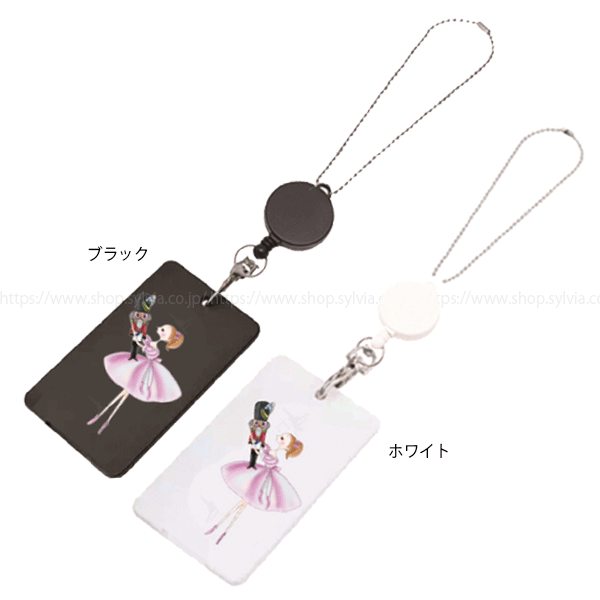 Haru リール付きパスケース くるみ割り人形とクララ | バレエ用品や