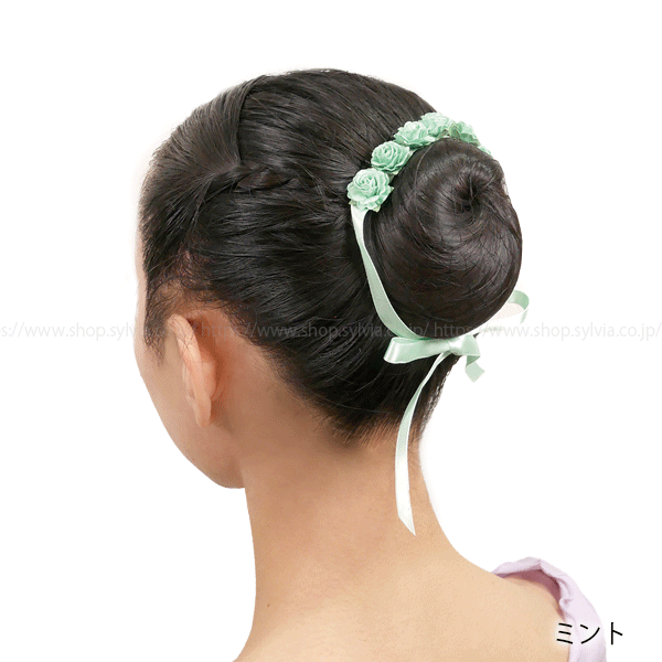 ローズタイ髪飾り（M） バレエ | バレエ用品やレオタードならシルビア
