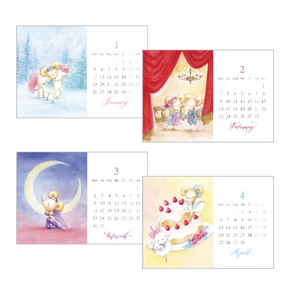 ☆限定商品 2026年卓上カレンダー『エミリーはちいさなバレリーナ