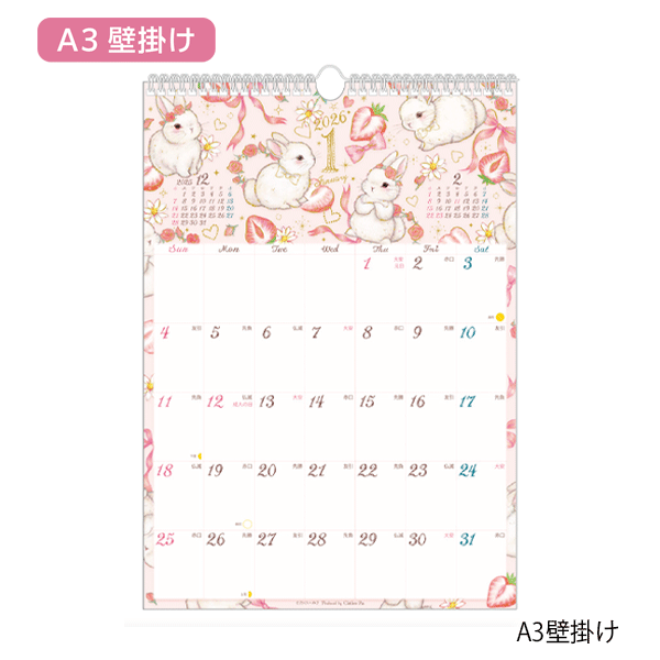 ☆限定商品 バレエ たけいみき 2026 A3壁掛けカレンダー | バレエ用品