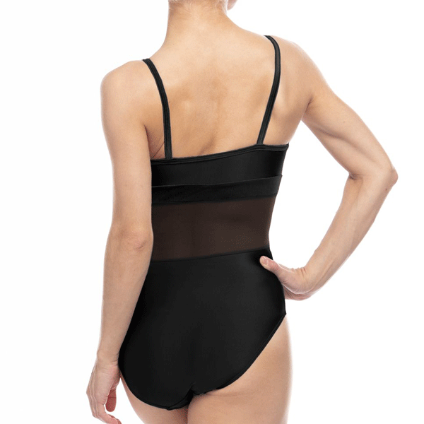 ゆみ バレエ レオタード ☆限定商品 エルヴェダンスウエア Ariel Black レオタード | バレエ