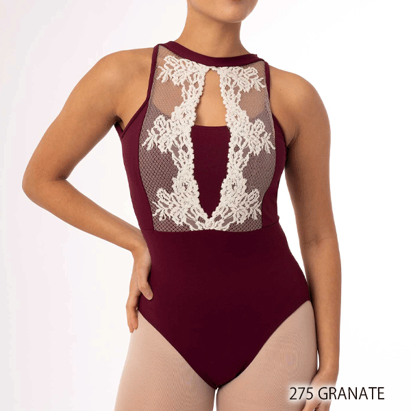 7/20まで!】Wear Moi バーガンディノースリーブレオタード サイズS 美