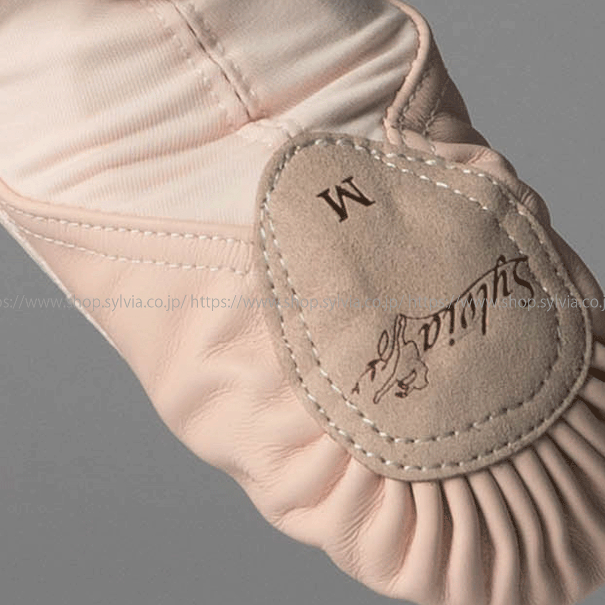 サザンクロスIV 前皮スプリットソールバレエシューズ＜布製＋皮（ゴム