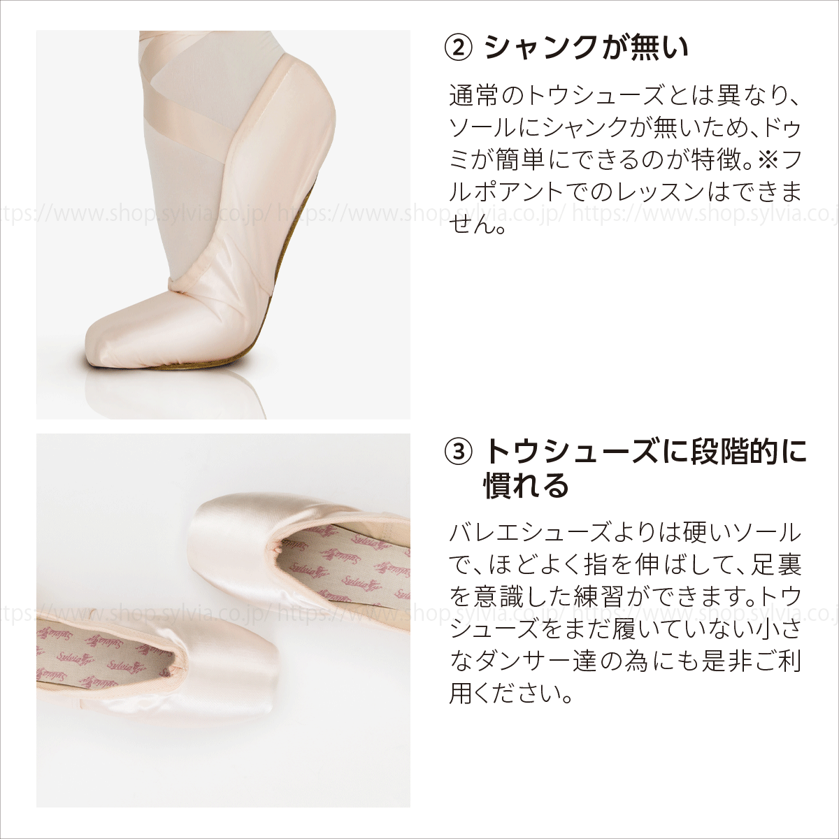 シルビアトウシューズ プレトウ(21.0-25.5cm)C(細幅)ハード※受注生産