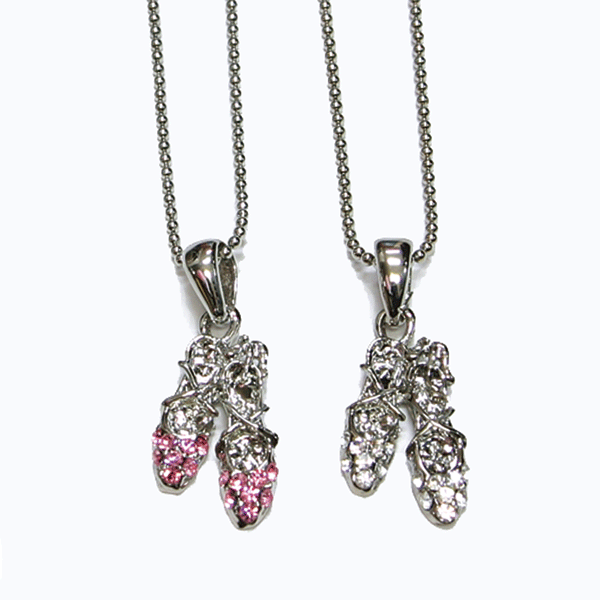 ☆限定商品 ネックレス トウ（ラインストーン）シルバー | バレエ用品