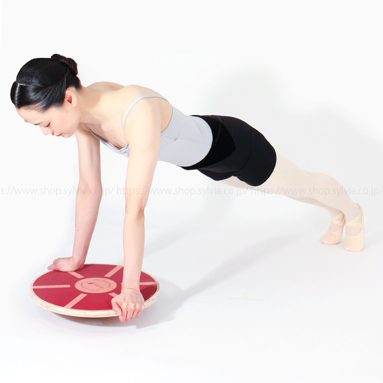 HEALMO バランスボード 木製 ピンク HEALMO 木製バランス練習用具