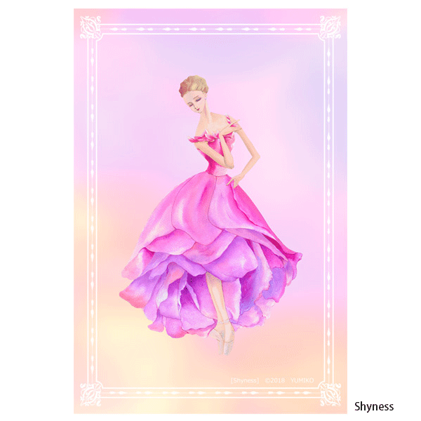 ポストカード＜YUMIKO＞ | バレエ用品やレオタードならシルビア