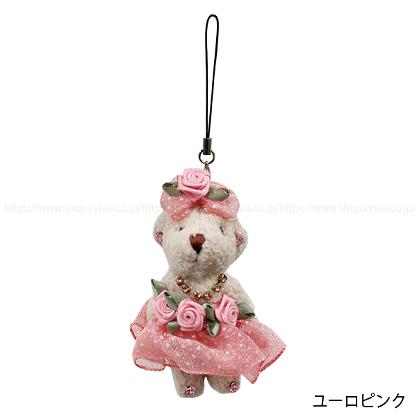 ☆限定商品 ローズベアストラップ Emma(エマ) | バレエ用品や