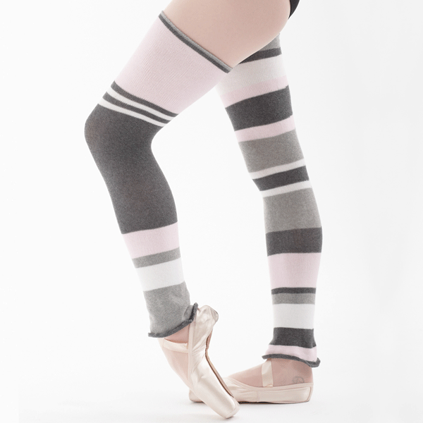 インテルメッゾ ストライプレッグウォーマー 2024 | バレエ用品や