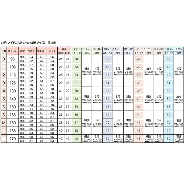 シルビア クラシックチュチュ ［４～６号］ | バレエ用品やレオタード