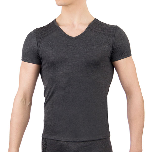 ☆限定商品 バレエローザ NIZAR 二ザール メンズVネックTシャツ バレエ