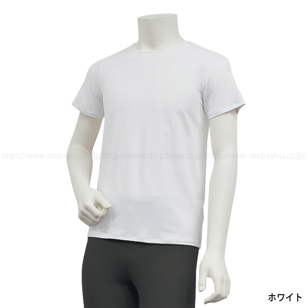 シルビア メンズTシャツ(子供)(120-130cm, ホワイト)