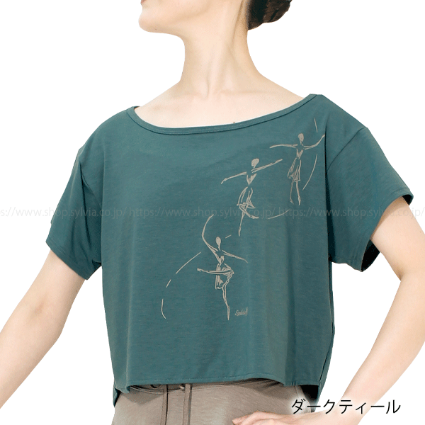 シルビア ピクシィバレエTシャツ【シルエット III】 | バレエ用品や