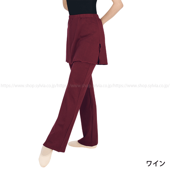 FOTUS スカート×パンツ シルバー 編み込み